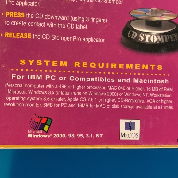 Avery CD-R Stomper Pro Applicator 1999 CD labeling system NEW - Picture 9 of 12